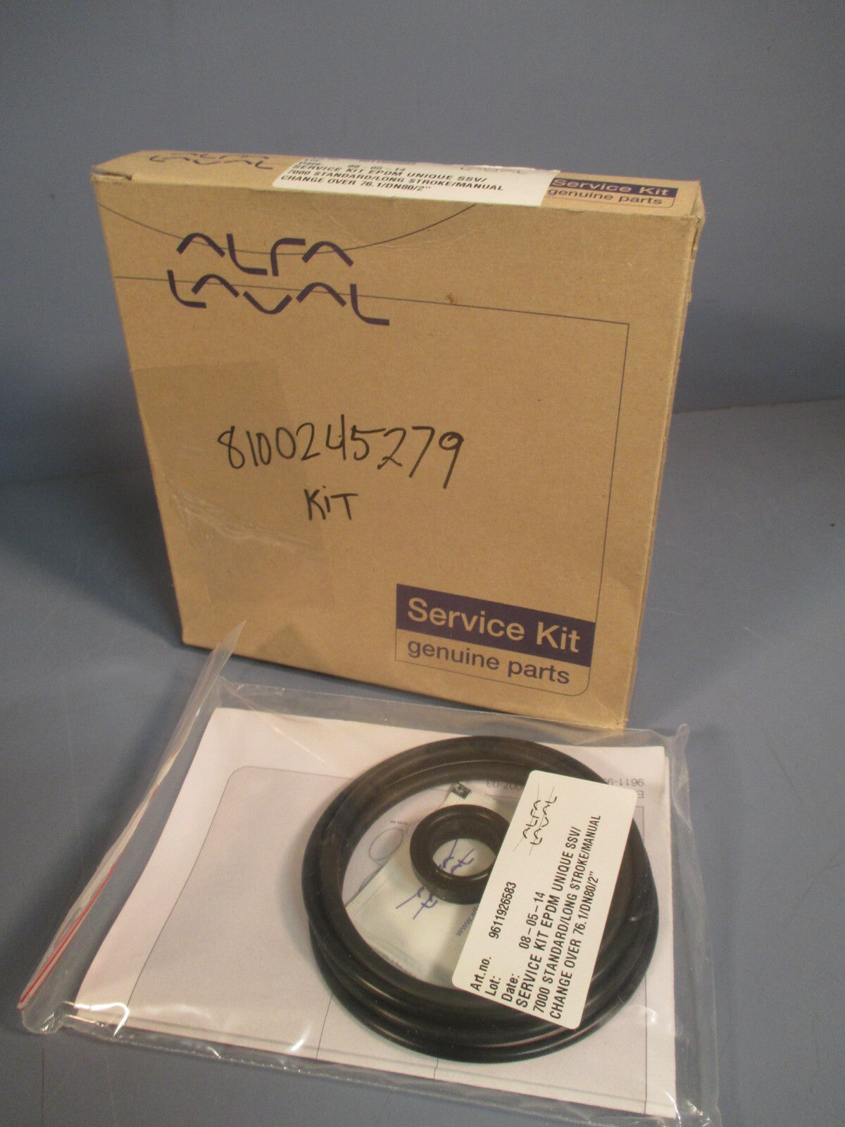 ALFA LAVAL / TRICLOVER Service Kit EPDM Unique SSV 9611926583 | eTech ...