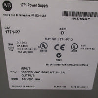 AllenBradley Power Supply Module Series D  1771P7