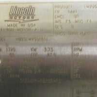 Lincoln LM20679BC Wet Link WashThru 5 HP Motor 3 Ph, 184T Frame, 1745 RPM New