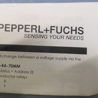 Pepperl + Fuchs VAA-4A-70MM Interface Stack Light Module 196232 30VDC Max