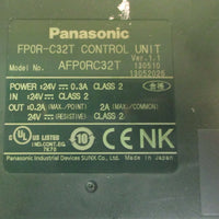 Panasonic FP0RC32T Control Unit AFP0RC32T Version 1.1