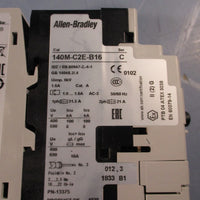 ALLEN-BRADLEY ECONOMY STARTER W/CIRCUIT-BREAKER 190S-ANEJ1-CB16C-S10