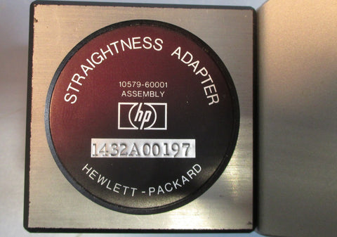 HP 1432A00197 Straightness Adapter 10579-60001 Assembly w/ Base