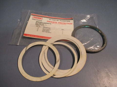 Fisher Controls Design E Gaskets Type E, ER & EZ 2", EW 4"x2" Part# RGASKETX032