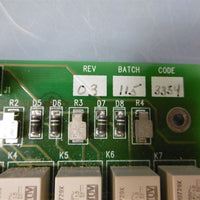 Merrick M218821 BKPN REV 0 5A 250VAC Relay Output Board Assembly