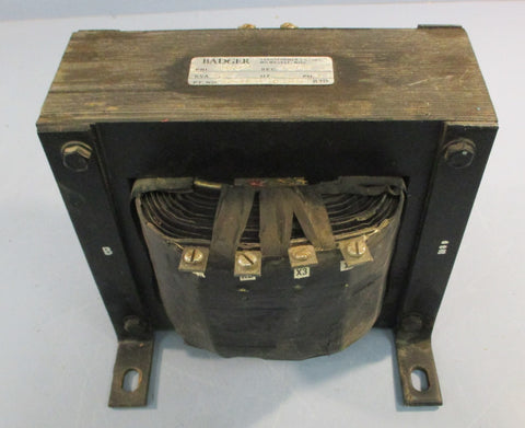 Badger YX231678 Transformer 3.0 KVA 240/480 Primary 120/240 Secondary 60 HZ