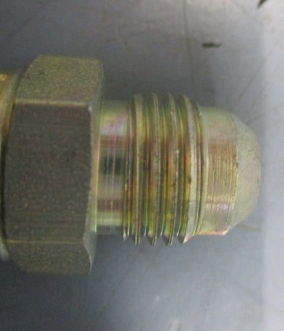 (Lot of 4) Eaton Hydraulic Hose Fitting 90305-065000-0 9/16-18", 37 Deg. 2.301"L