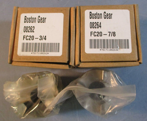 Boston Gear FC20-3/4 and FC20-7/8 Coupling 08262 08264 3/4" and 7/8" Bore