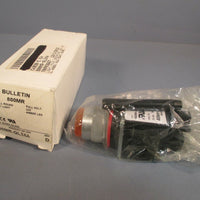 Allen Bradley Small Round Amber Pilot light Series D 800MRQL24A
