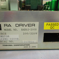 Toshiba RA Driver AC Drive RAD122009 200/220V USED