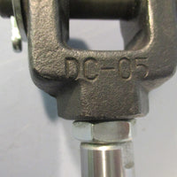SMC NCA1D150-0200 Pneumatic Tie-Rod Cyllinder 250PSI 2" Stroke W/ Rod Clevis