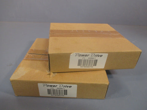 Lot of (2) Source 1 Sheave Pulley Fixed 1 GRV 1" Bore AK64 S102815208000