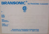 Bransonic 8510 Ultrasonic Cleaner 8510R-DTH 5.5 Gal Cap. w/ Lid and Mesh Basket