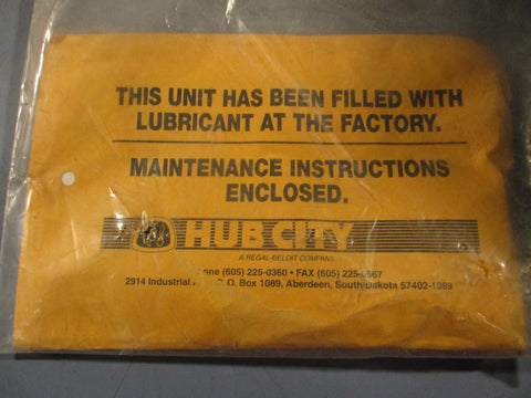 Hub City 025011020 Gearbox HI4072E 2.39:1 Ratio 56C Frame 25HP 15/8" Shaft Dia
