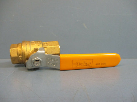 Parker V520P8 Brass Ball Valve 600 WOG NEW Lot of 2