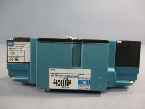 MAC Solenoid Valve 82ABC000TMDAAP1DA w/TMDAAP1DA Vac150 PSI