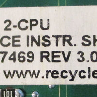 2CPU Central Processor Unit Firealarm Subassembly 3KMU 387469 Rev 3.0