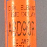 Gould Shawmut A6D90R Time Delay Fuse 90A 600V AC Dual Element
