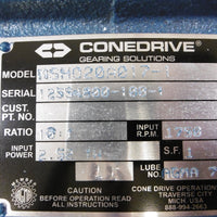 Cone Drive 10:1 MSH020A0171  1" Output Gear Reducer