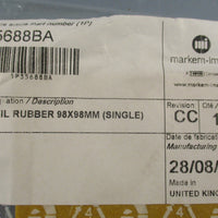 MarkemImaje 35688BA Anvil Rubber Print Pad 98X98mm Rev CC Lot of 4