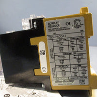 ALLEN BRADLEY CONTROL AC RELAY 120V SER E 700P400A1