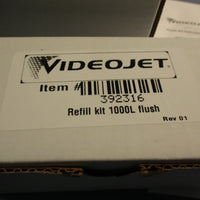 Videojet Flush Kit, 1000L Flush with kit refill 1000L flush #392316  392315