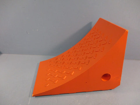 Wheel Chock 4W941, Wedge, Molded Urethane 8" WD x 8" HT x 11" D