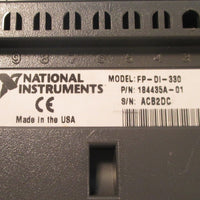 National Instruments FPDI330 8CH Universal Discrete Input 184435A01 Base