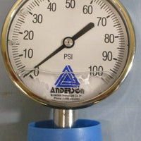 Anderson Instrument EL071010161111A0000 Pressure Gauge 0100PSI 11/2" Conn.