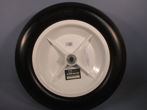 One Stop Gardens 16" Flat Free Wheel Barrow Tire Solid Foam Item #95679