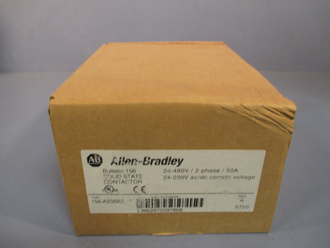 ALLENBRADLEY 156 SOILD STATE CONTACTOR 2 PHASE, 50A SER A 156A50BA2