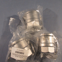 Lot of 3 GRAINGER Coupler, 2" Female Coupler: x FNPT 316 SS Coupler, 3LX33A