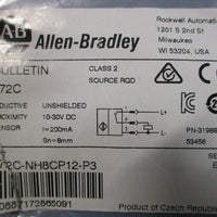 Allen Bradley 872CNH8CP12P3 Ser E Inductive Proximity Sensor 319881 1030VDC