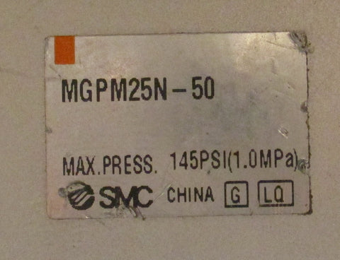 SMC MGPM25N50 25MM MGP Slide Bearing Compact Guide Cylinder