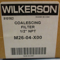 Wilkerson M26-04-X00 Activated Carbon Adsorption Filter Assembly 0.003 Micron