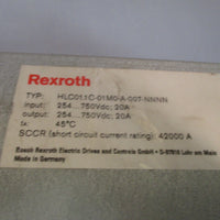 Rexroth HLC01.1C01M0A007NNNN IndraDrive M 254750VDC 20A R911308871