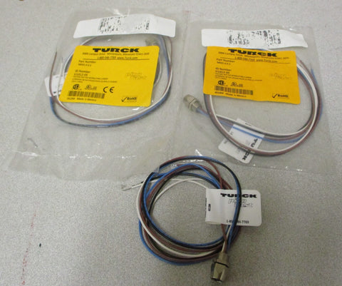 Turck MFKS 4-0.5 Picofast Female Connector U1012-05 125V 4A (Lot of 3)