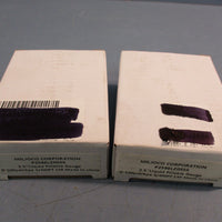 Lot of (2) Miljoco 2.5" Liquid Fillable Gauge P2598LZ05SS 0100psi/kpa 1/4NPT LM