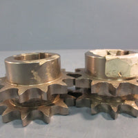 LOT OF 2 MARTIN D50B13SSW STAINLESS STEEL SPROCKET, 13 TEETH ANSI CHAIN SIZE: 50