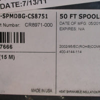 Lot of 50ft of Raychem RW20020SP Black 2:1 Heat Shrink Tube New