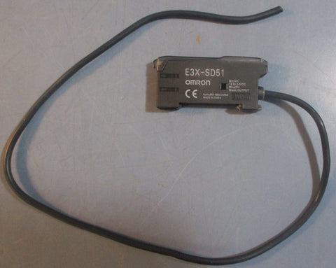 Omron E3X-SD51 Optical Fiber Amplifier 12-24VDC E3X-SD Series Approx 20" Cable L