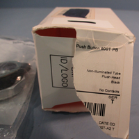AllenBradley 800TA2 Momentary Push Button, Black Series T