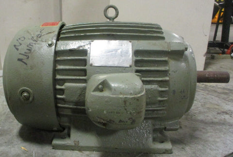 US Motors Electric Motor 7.5HP 256U 3PH 1200RPM 220/440V 1-3/8" Shaft Dia