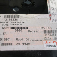 Panasonic 2SK353900L MOSFET Trans Fet NChannel 50V Spool of 500+