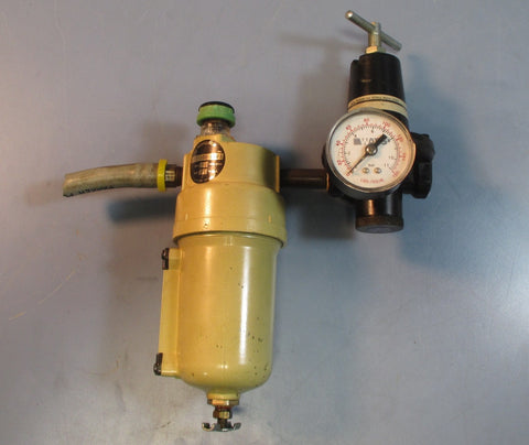 Norgen L12200OPDA 250 PSI Lubricator w/ Watts 8119020 Pressure Regulator Used