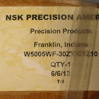 NSK Precision America W5005WF30ZYC1Z10 Ball Screw Factory Sealed