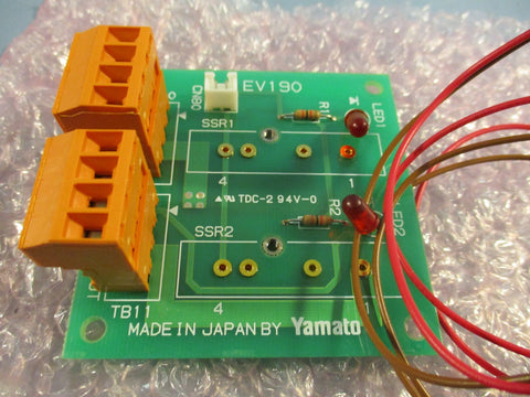 YAMATO EV190 PRINTED CIRCUIT BOARD, POWER INPUT/OUTPUT