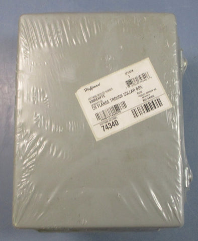 Hoffman A806CHFTC CH Flange Trough Collar Box 9-1/2" L x 6 -1/2" W x 5" H