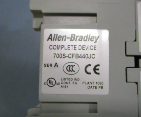 Allen Bradley 700S CFB440JC Lot of 3 Ser A