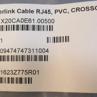 B&R X20CA0E61.00500 Ethernet Powerlink Cable RJ45, PVC, Crossover 5.0m Long